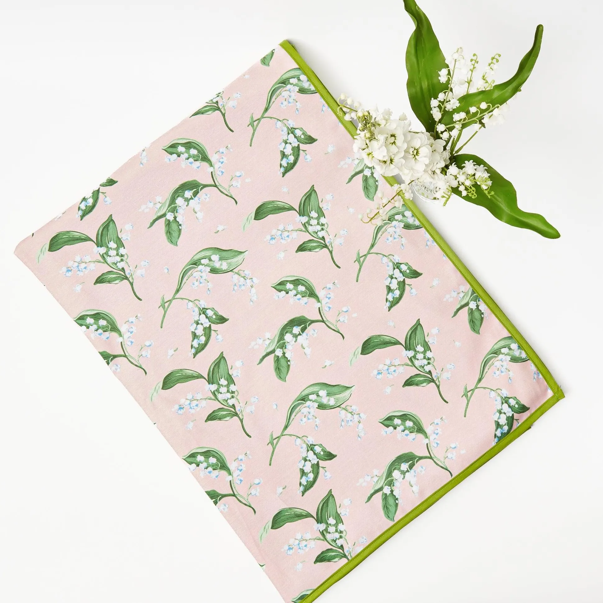 Pink Lily Of The Valley Tablecloth