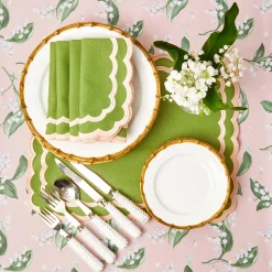 Pink Lily Of The Valley Tablecloth