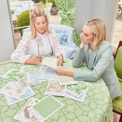 Pink Pagoda Garden Fabric