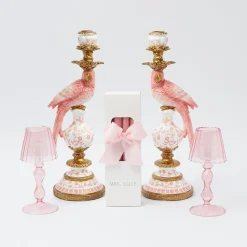 Pink Parrot Candlescape