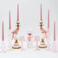 Pink Parrot Candlescape