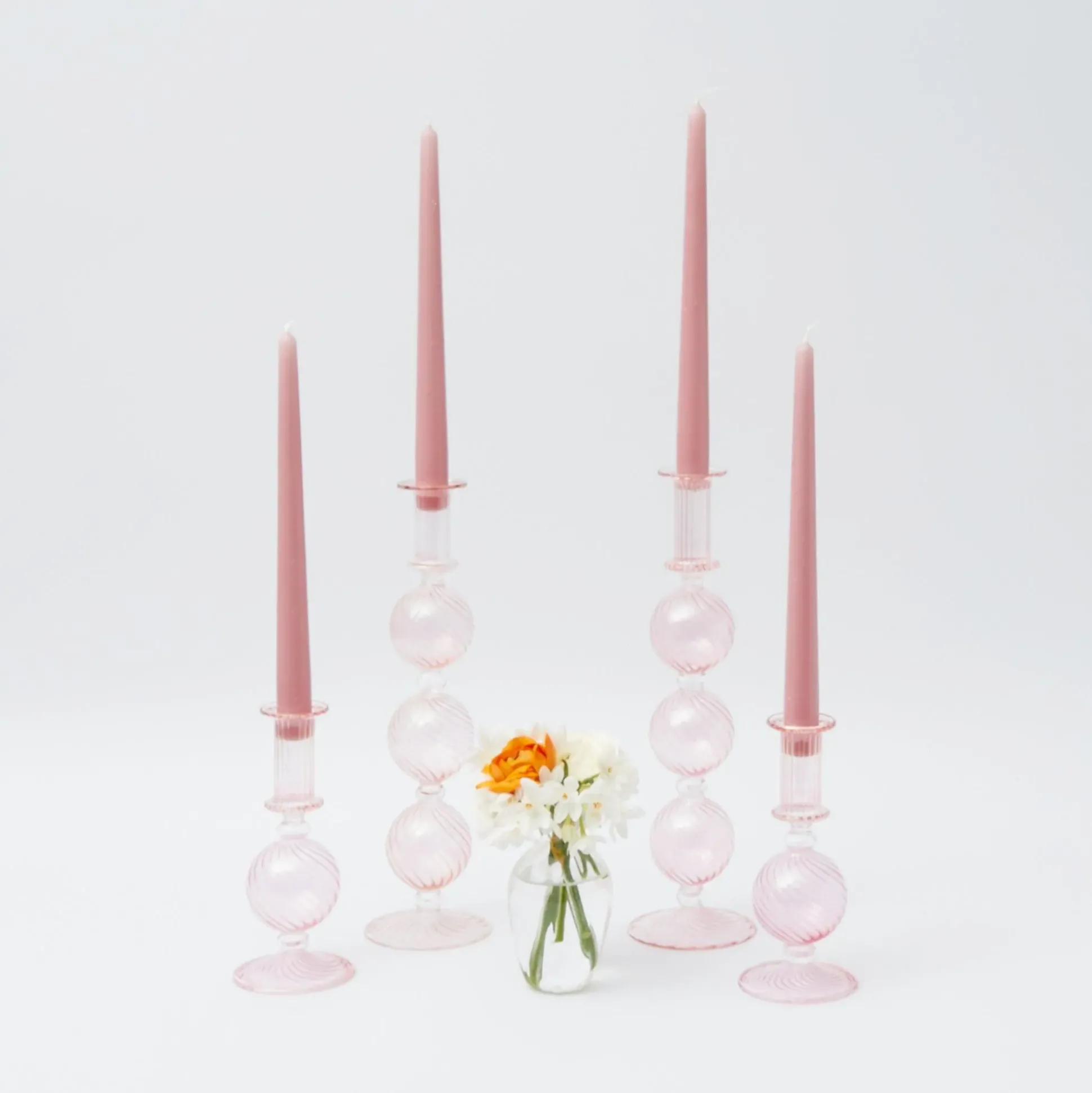 Pink Parrot Candlescape