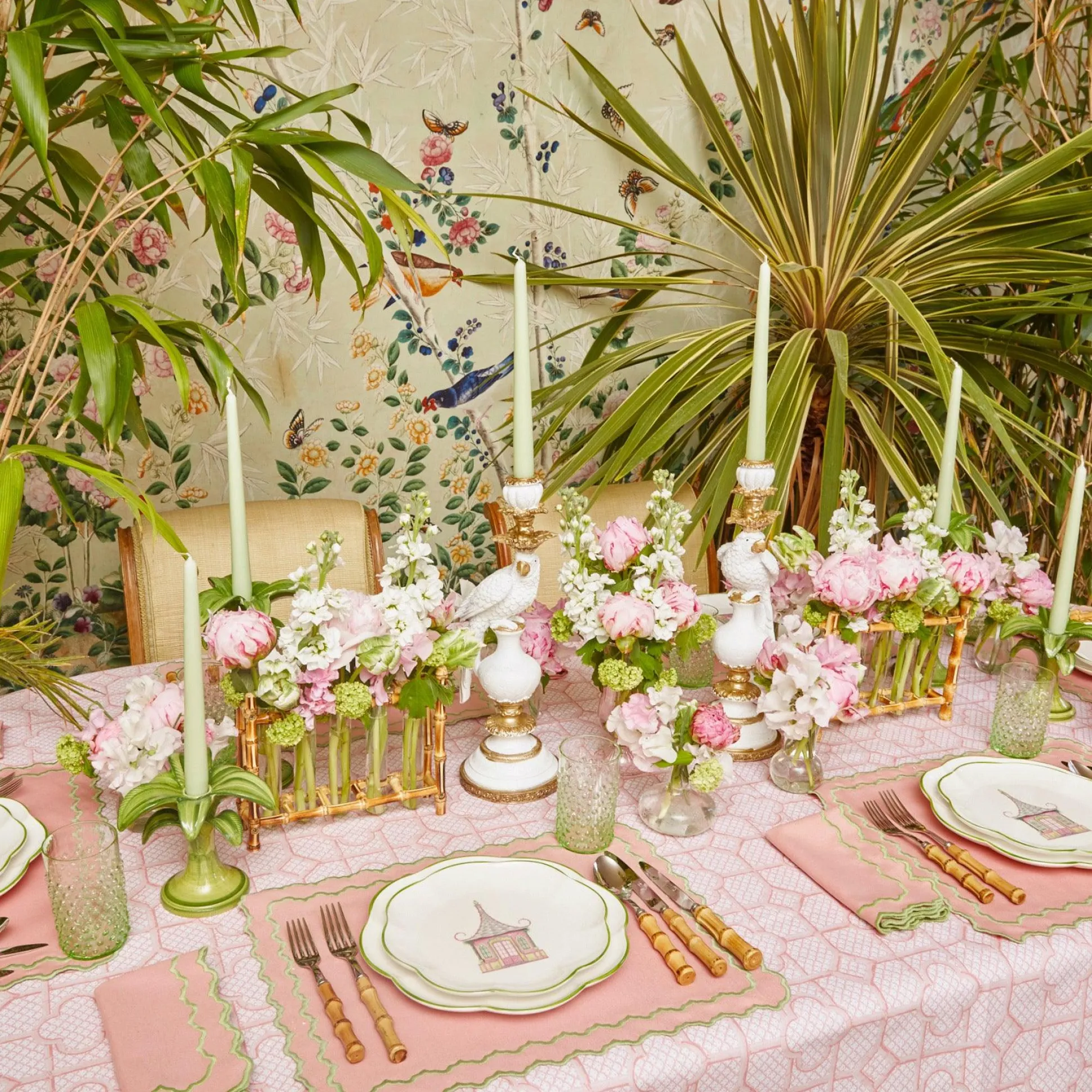 Pink Penelope Napkins (Set Of 4)