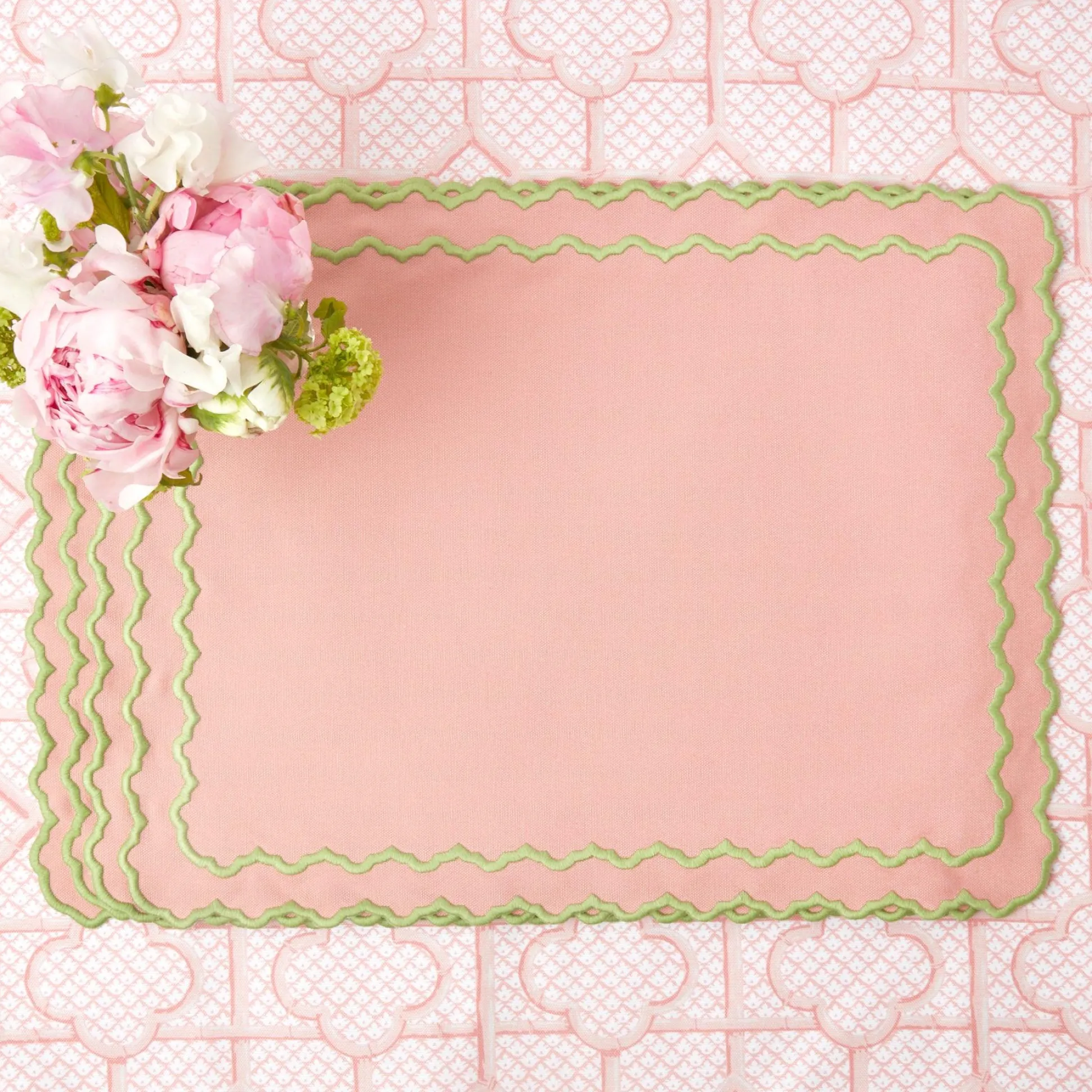 Pink Penelope Placemats (Set Of 4)