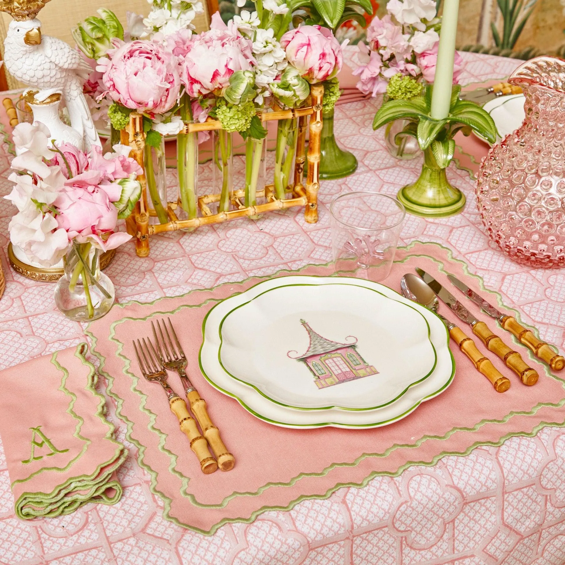 Pink Penelope Placemats (Set Of 4)