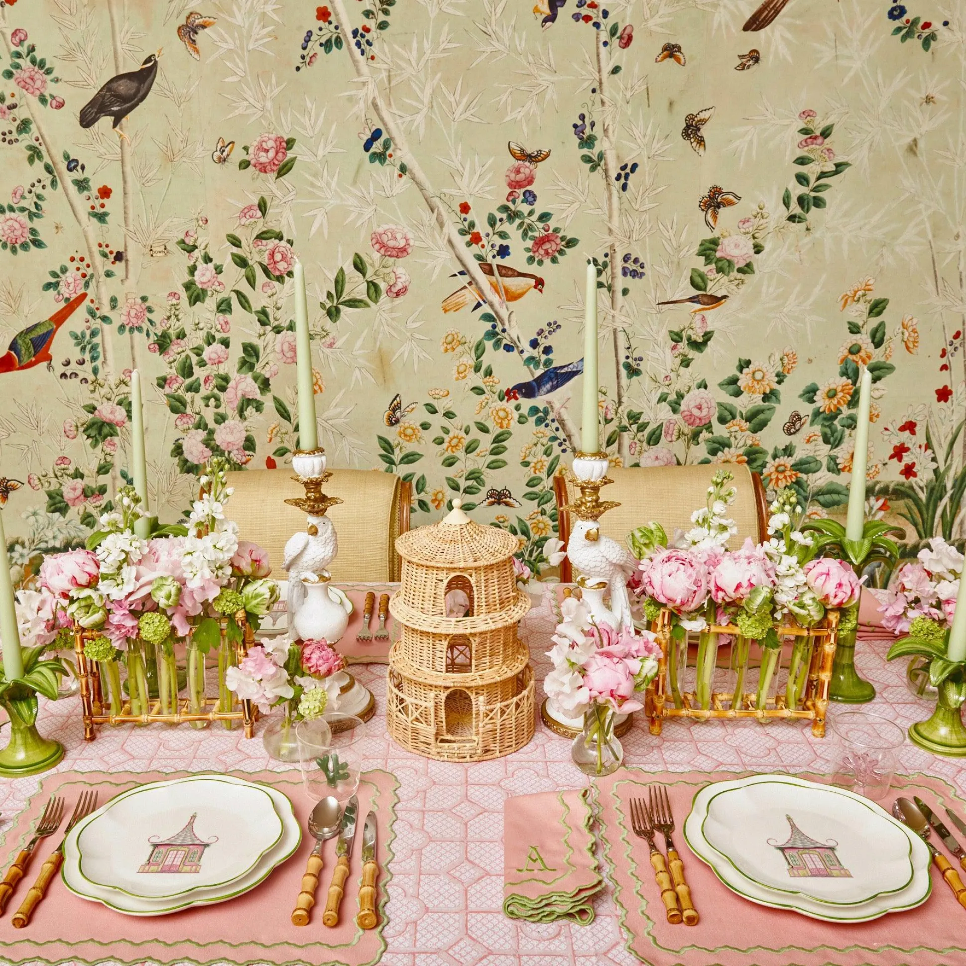 Pink Penelope Placemats (Set Of 4)