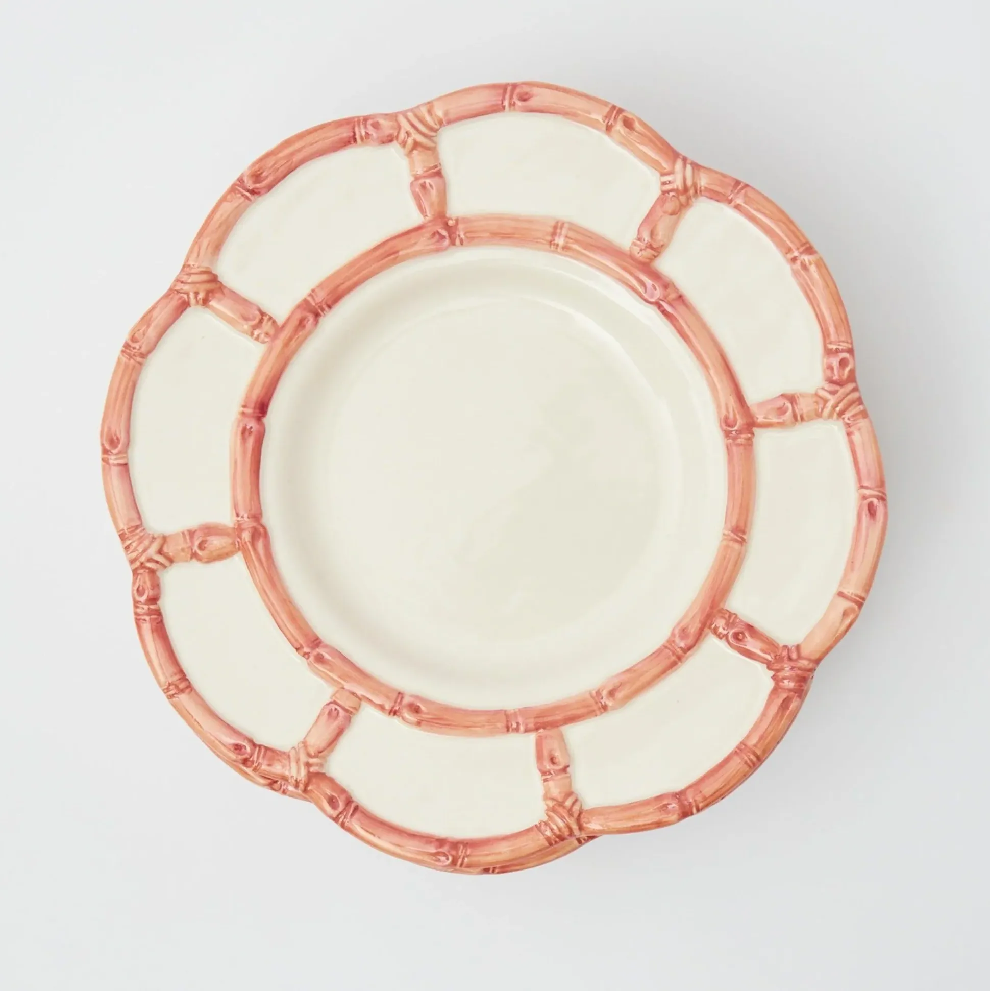 Pink Petal Bamboo Dinner Plate