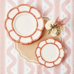 Pink Petal Bamboo Starter Plate