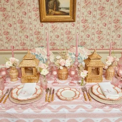 Pink Petal Bamboo Starter Plate