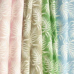 Pink Trailing Ferns Fabric