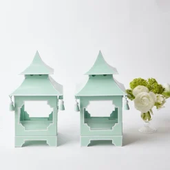 Pistachio Green Pagoda Lantern