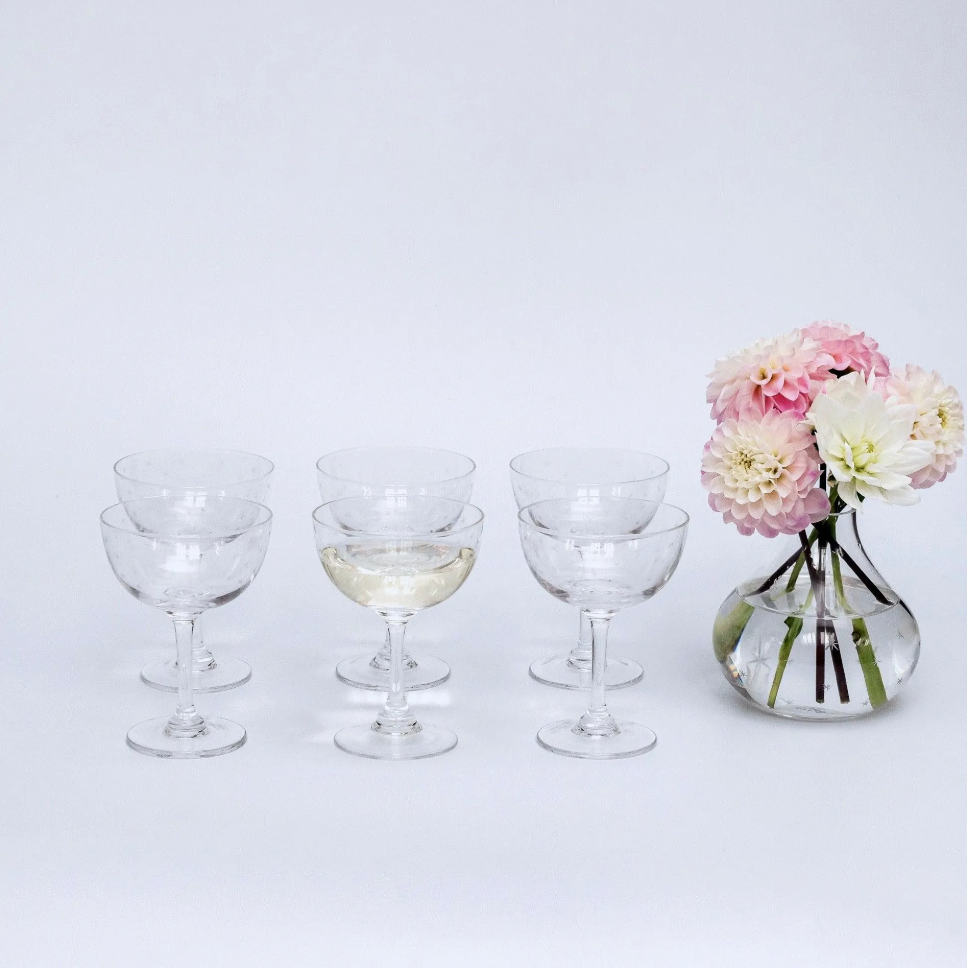 Poppy Prosecco Coupe (Set Of 6)