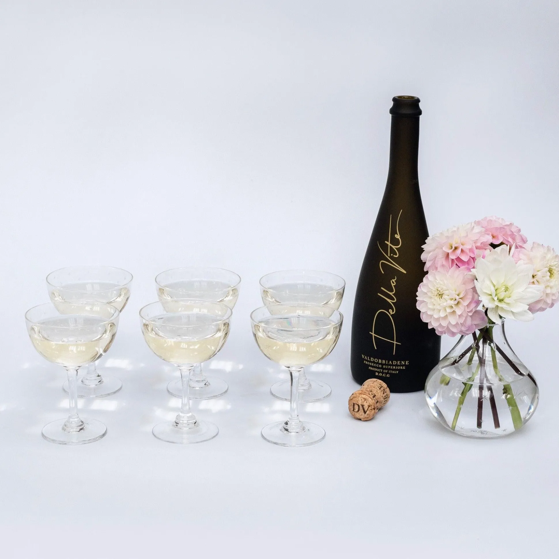 Poppy Prosecco Coupe (Set Of 6)