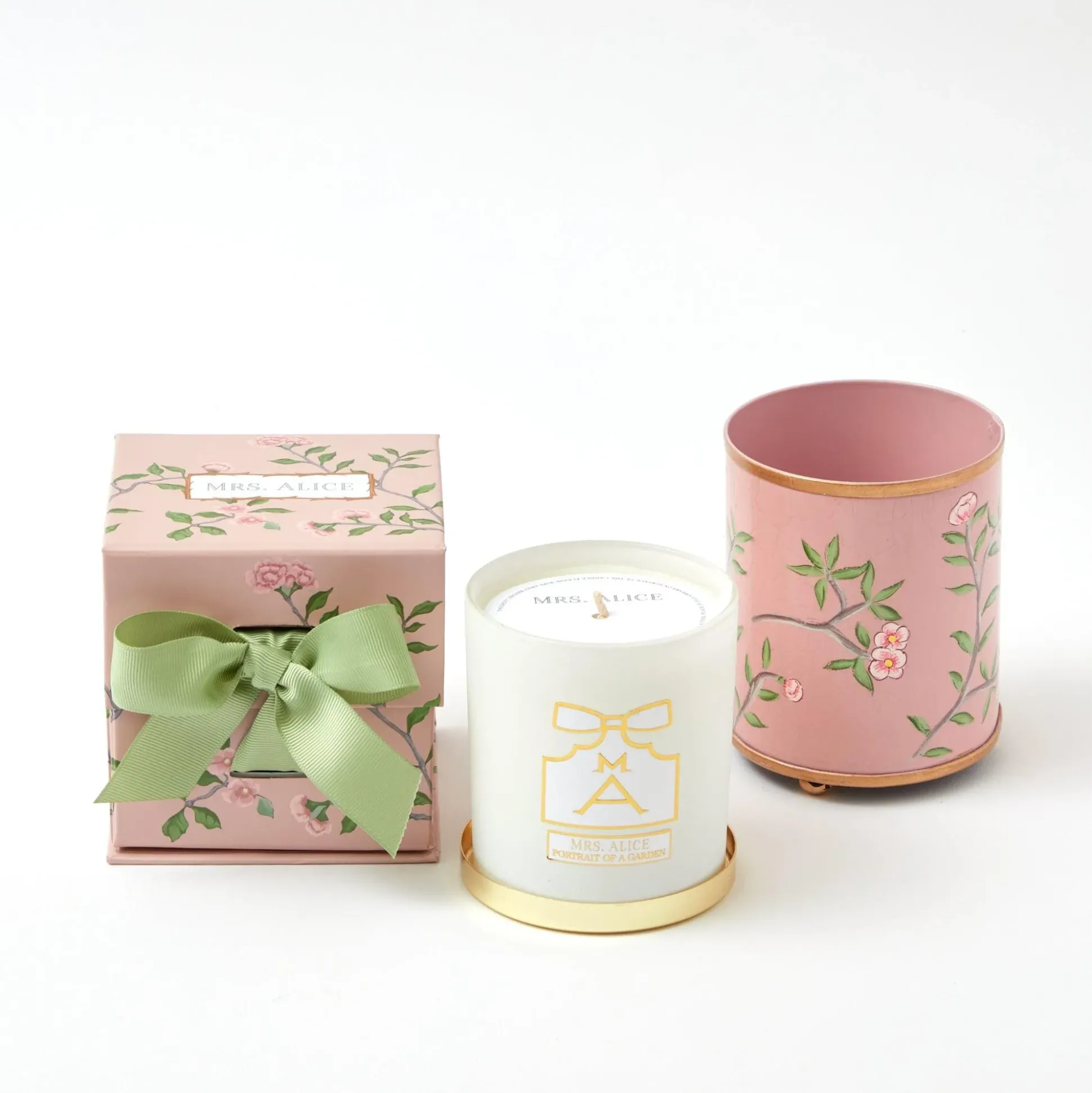 Portrait Of A Garden Scented Candle & Pot Set