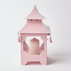 Powder Pink Pagoda Lantern