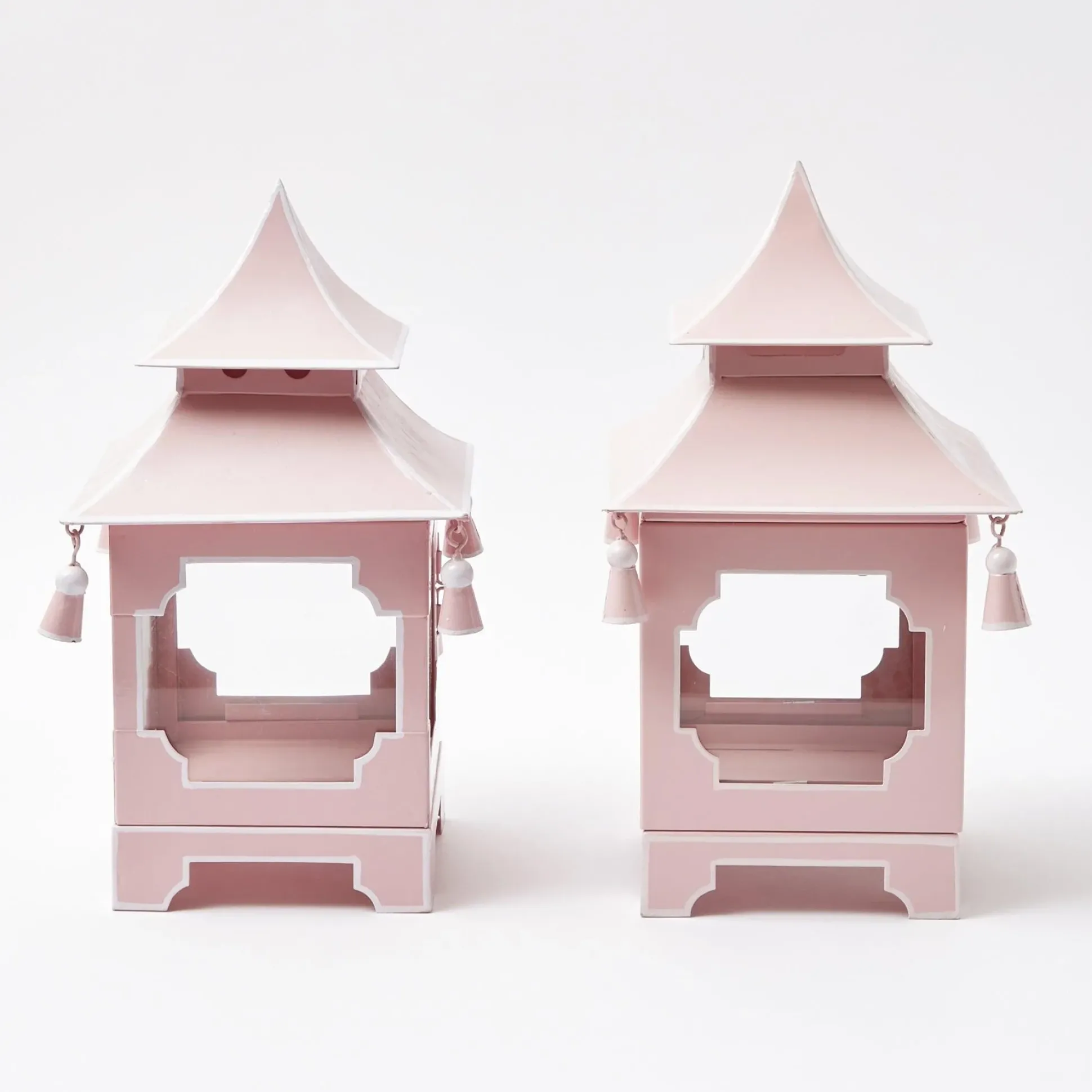 Powder Pink Pagoda Lantern