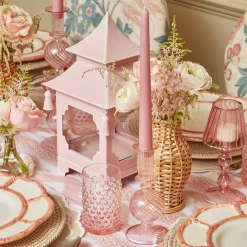 Powder Pink Pagoda Lantern