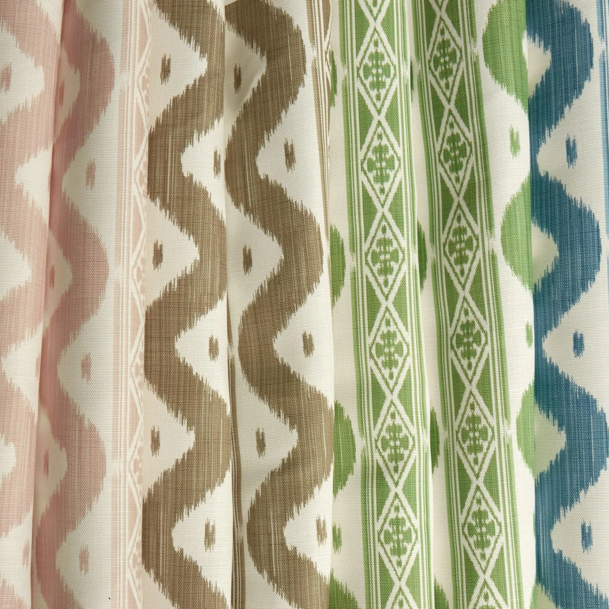 Putty Ikat Stripe Fabric