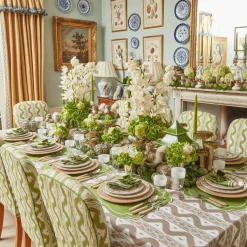 Putty Ikat Tablecloth