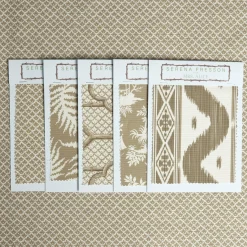 Putty Lotus Flower Fabric