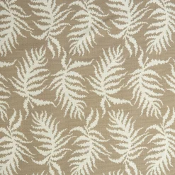 Putty Trailing Ferns Fabric