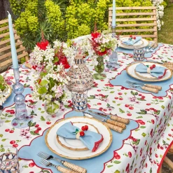 Raffia Cherry Napkin Holders (Set Of 4)