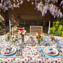 Raffia Cherry Napkin Holders (Set Of 4)