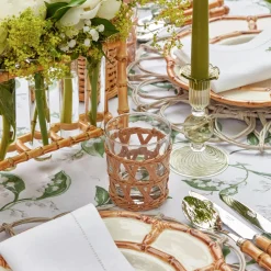 Raffia Water Glasses & Jug Set