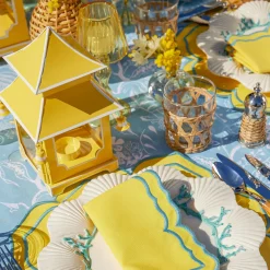 Raffia Water Glasses & Jug Set