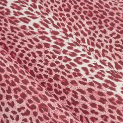 Raspberry Pink Leopard Fabric