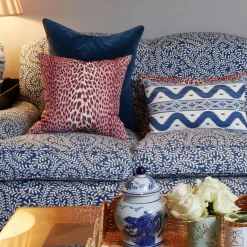 Raspberry Pink Leopard Fabric