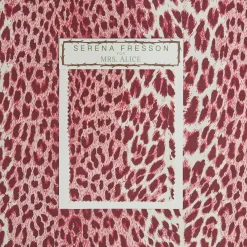 Raspberry Pink Leopard Fabric