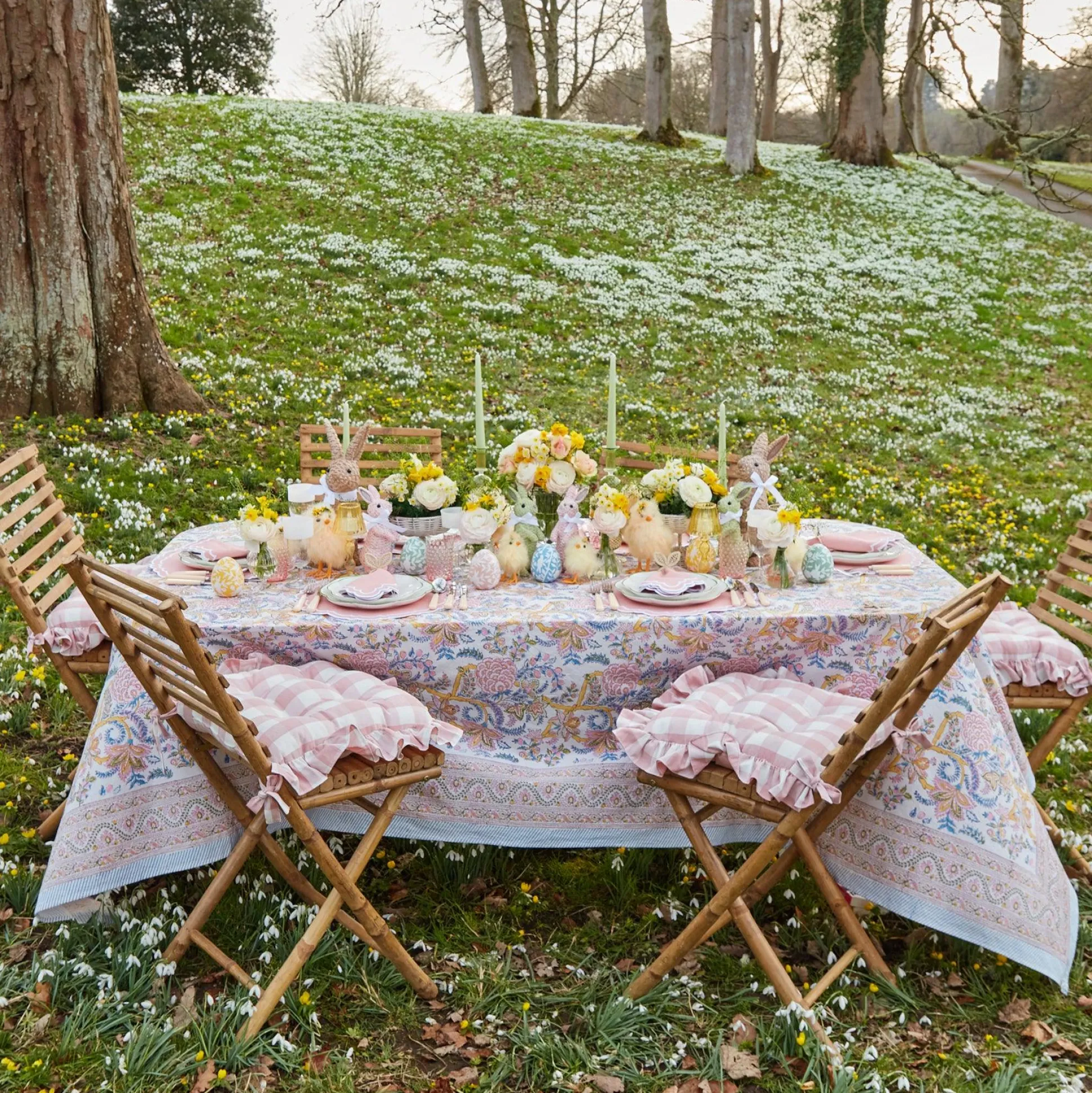 Rattan Bunny Napkin Rings (Set Of 4)