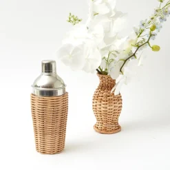 Rattan Cocktail Shaker