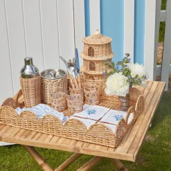 Rattan Cocktail Shaker