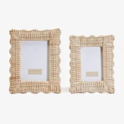 Rattan Photo Frame (Pair)