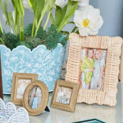 Rattan Photo Frame (Pair)