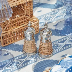 Rattan Salt & Pepper Set