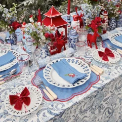 Red Rim Wine Glasses (Set Of 4)