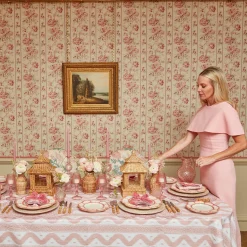 Rose Pink Hobnail Jug