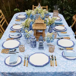 Round Chinoiserie Ginger Jars (Pair)