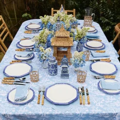 Round Chinoiserie Ginger Jars (Pair)