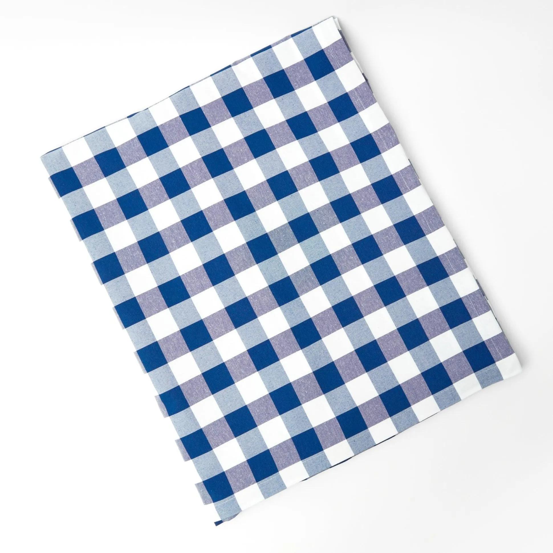 Royal Blue Gingham Tablecloth