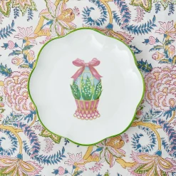 Scalloped Easter Dinner Plate