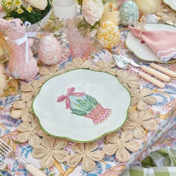 Scalloped Easter Dinner Plate
