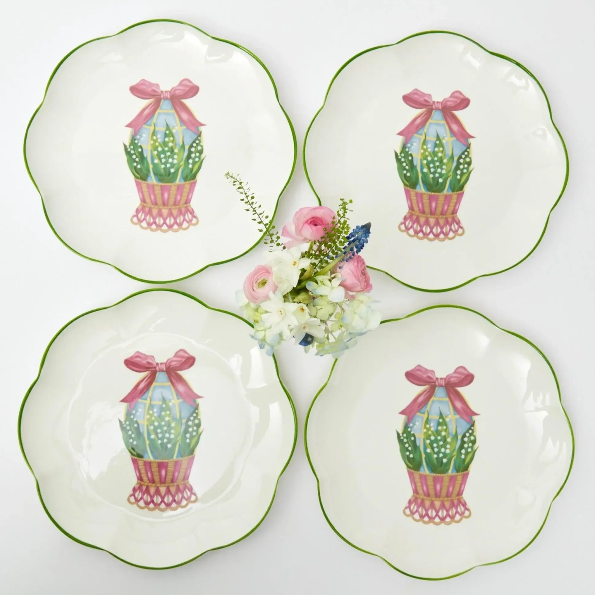 Scalloped Easter Dinner Plate (Set Of 4)