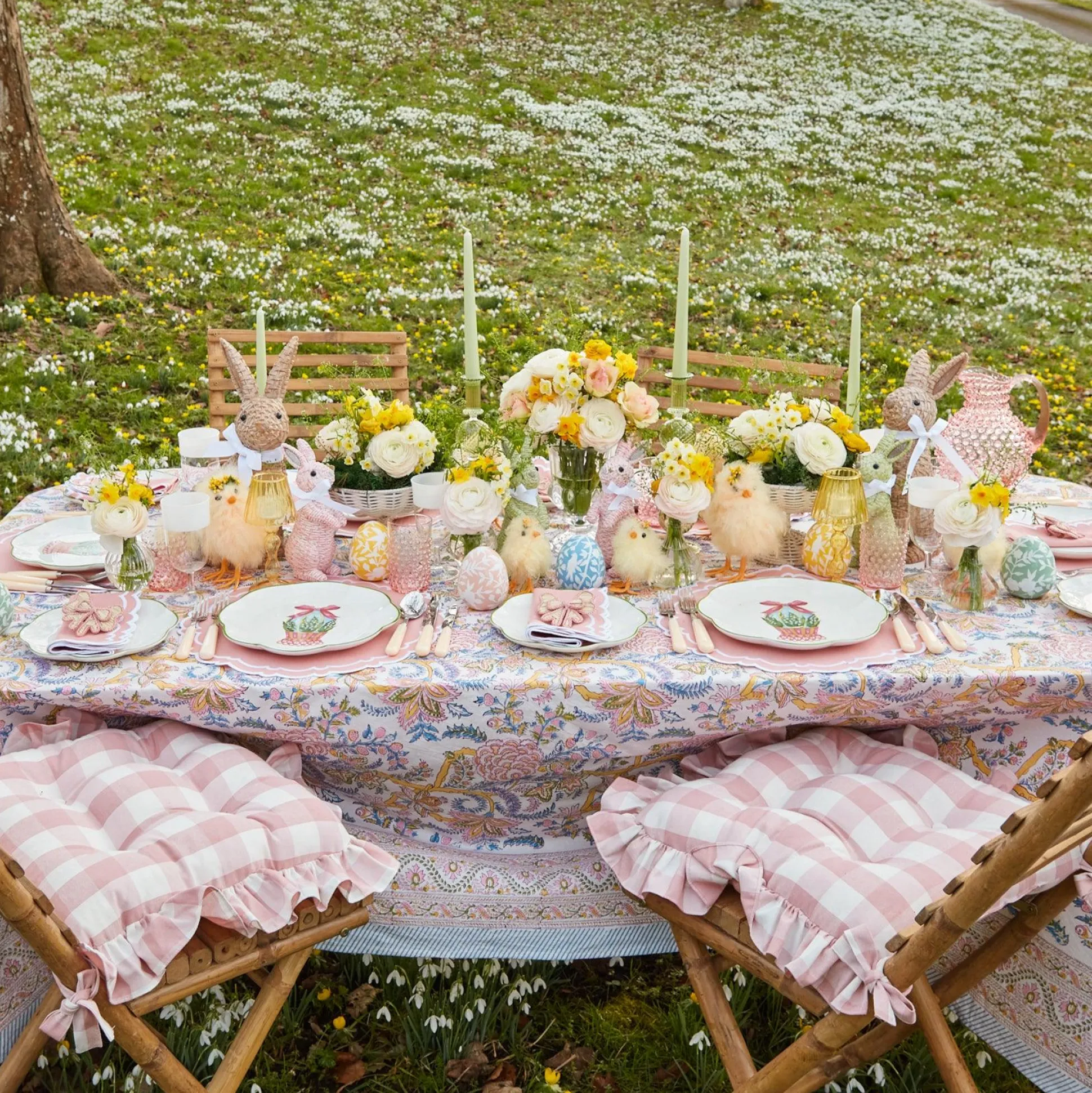 Scalloped Easter Dinner Plate (Set Of 4)