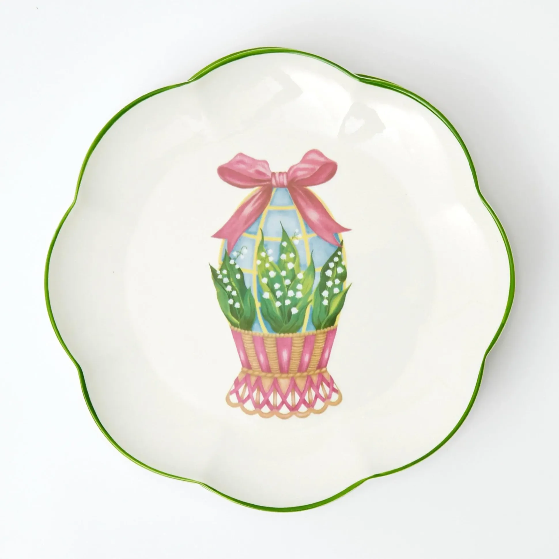 Scalloped Easter Dinner Plate (Set Of 4)