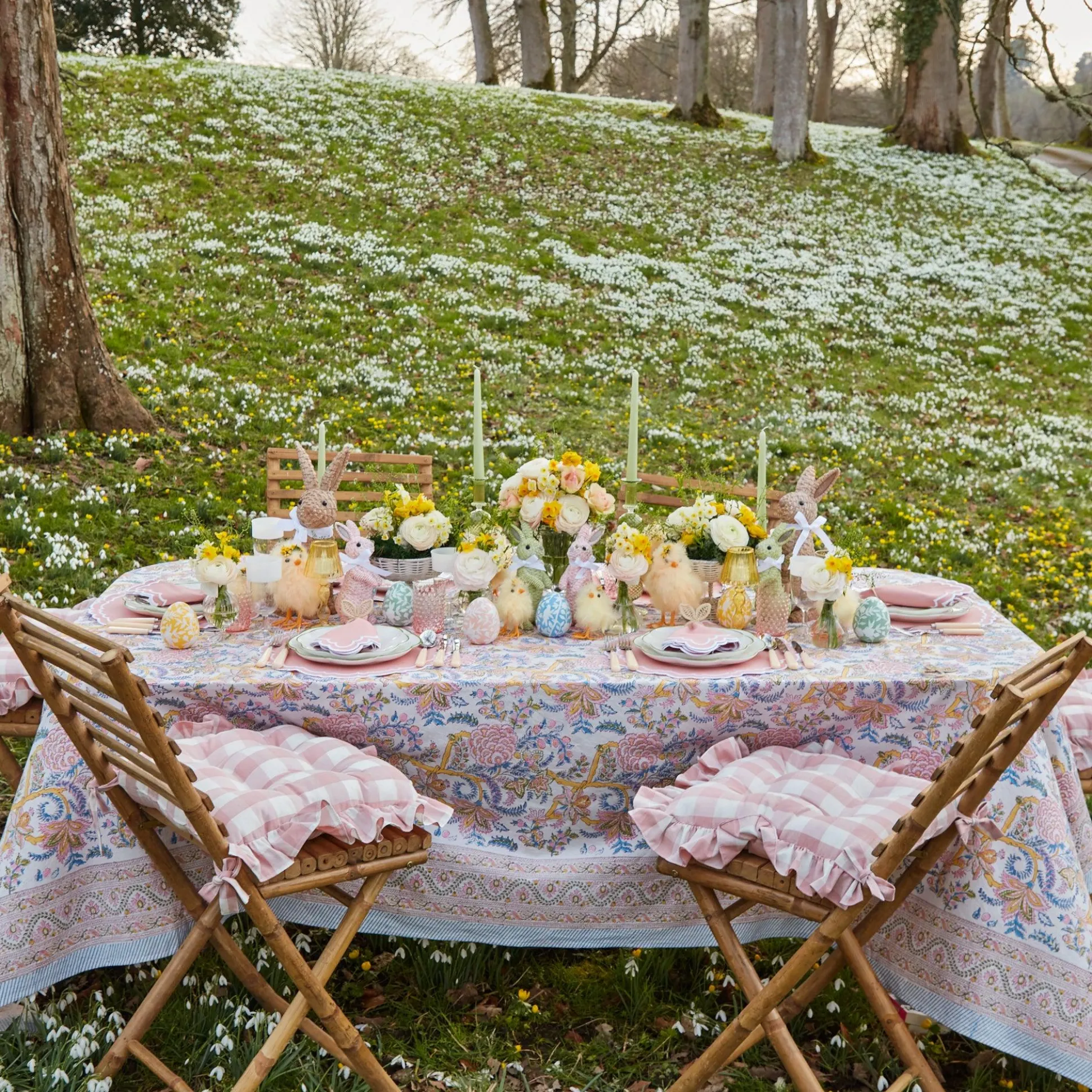 Scalloped Easter Starter Plates (Set Of 4)