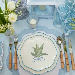 Scalloped Lily Of The Valley Dinner Plate